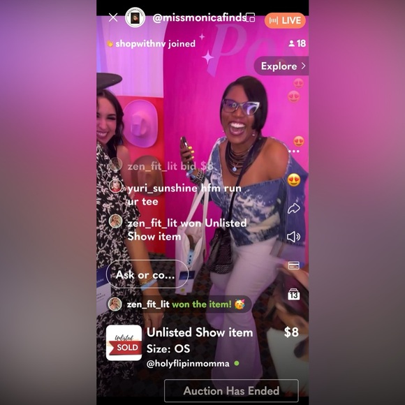 I’M LIVE (@krs0716) ~ LIKE THIS LISTING FOR LIVE SHOW NOTIFICATION - Picture 6 of 17